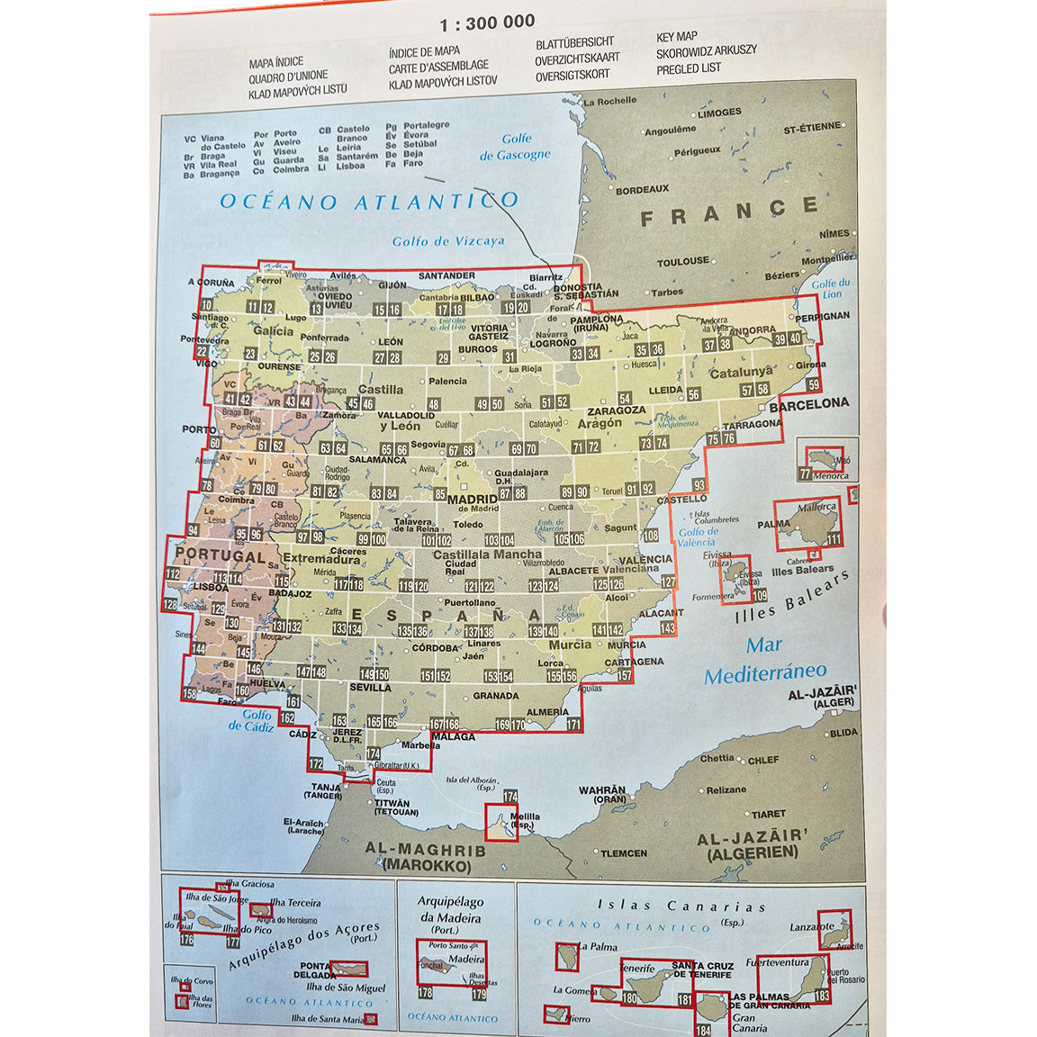 AA Spain & Portugal Atlas 12th Edition 9780749584399 contents map preview