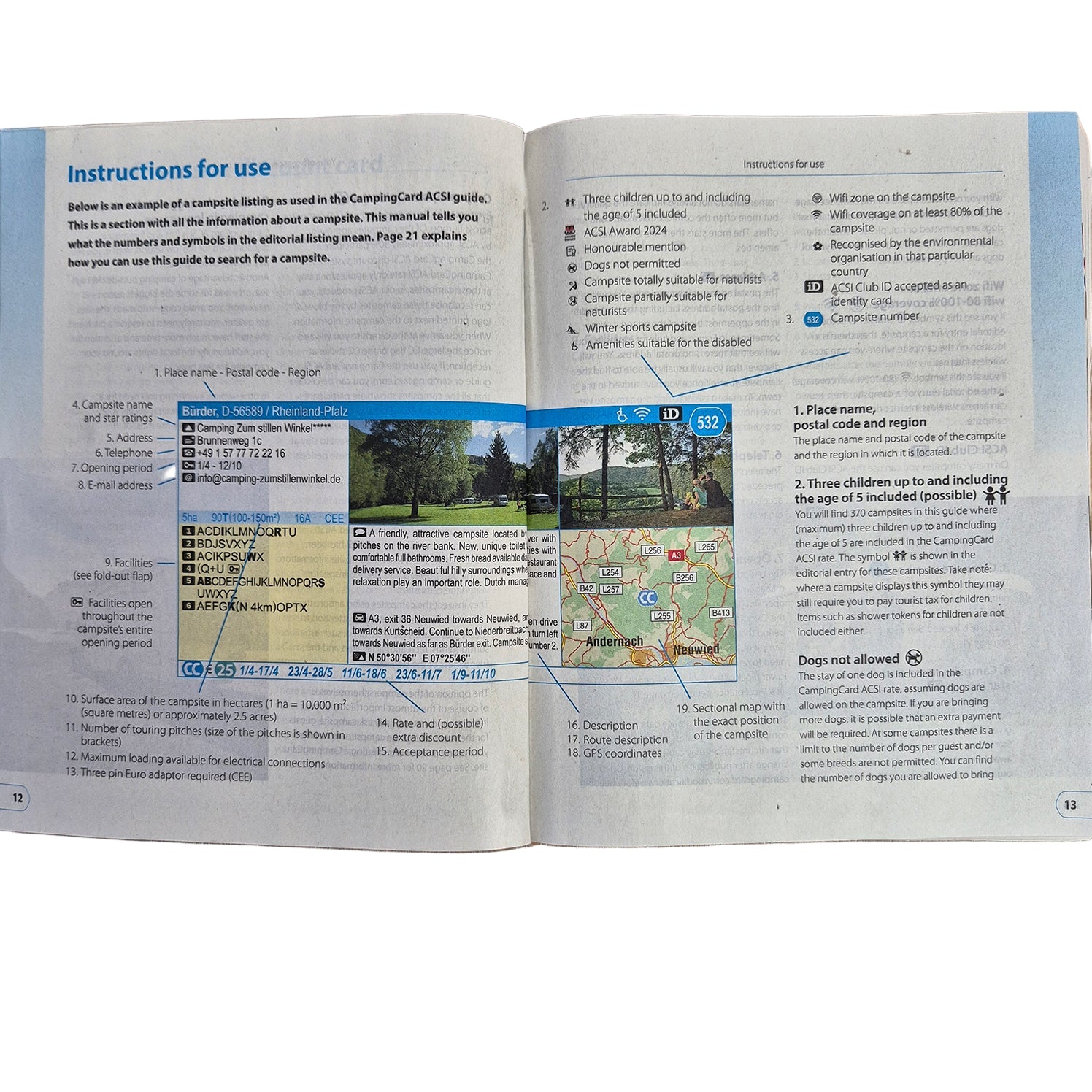 ACSI camping card 2025 discount scheme vicarious books media 9789493182769 how to instructions for use how to use acsi camping card