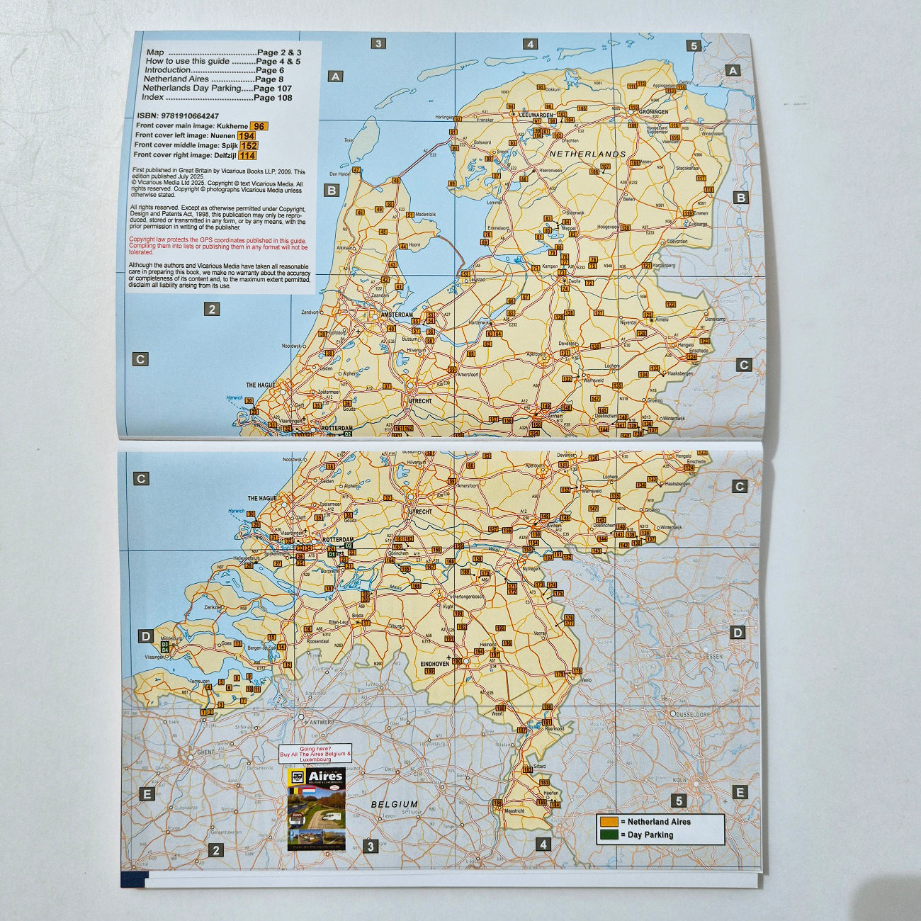 All the Aires The Netherlands 4th edition 2025 Vicarious Books Media 9781910664247 map preview