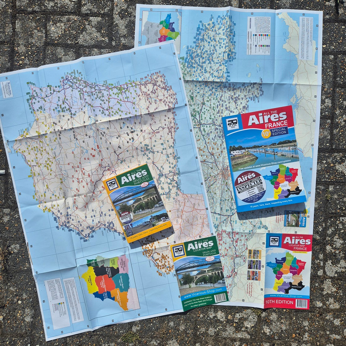 All the Aires France 10th, Spain & Portugal 7th together including maps 2025