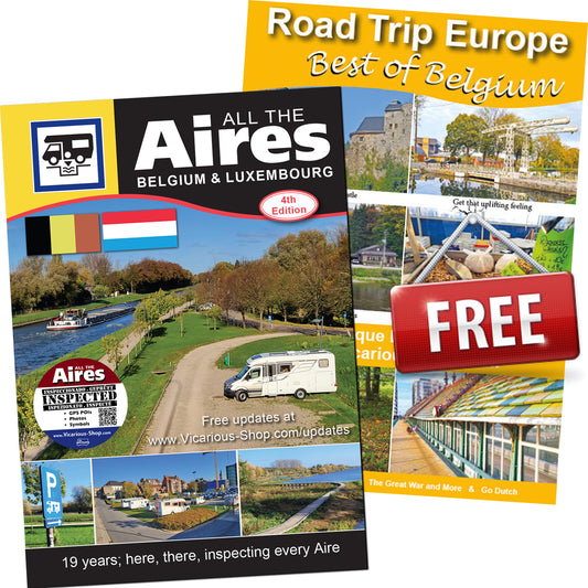 BOGOF All the Aires Belgium and Luxembourg and Road Trip Belgium free IBSN:9781910664230 Vicarious Books Media