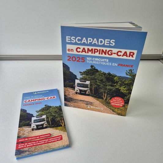 Michelin France Escapades en Camping-Car 2025 9782067265998 front cover map included