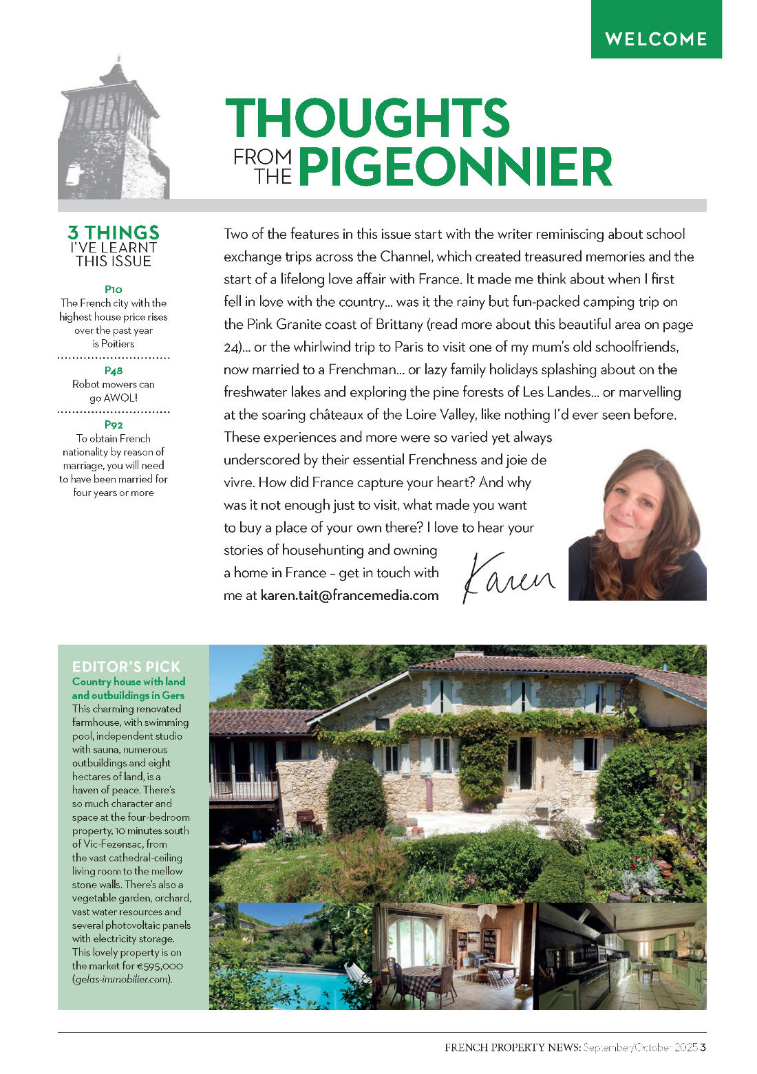French Property News Issue 395 (September/October 2025)