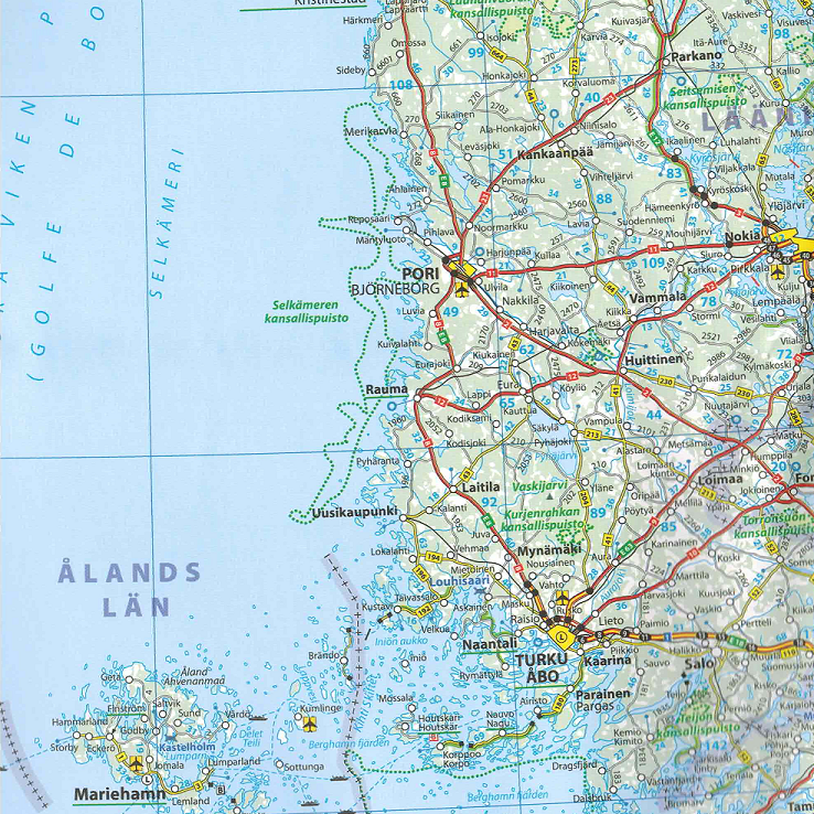 Michelin Scandinavia & Finland Sheet Map 711 9782067262881 map preview