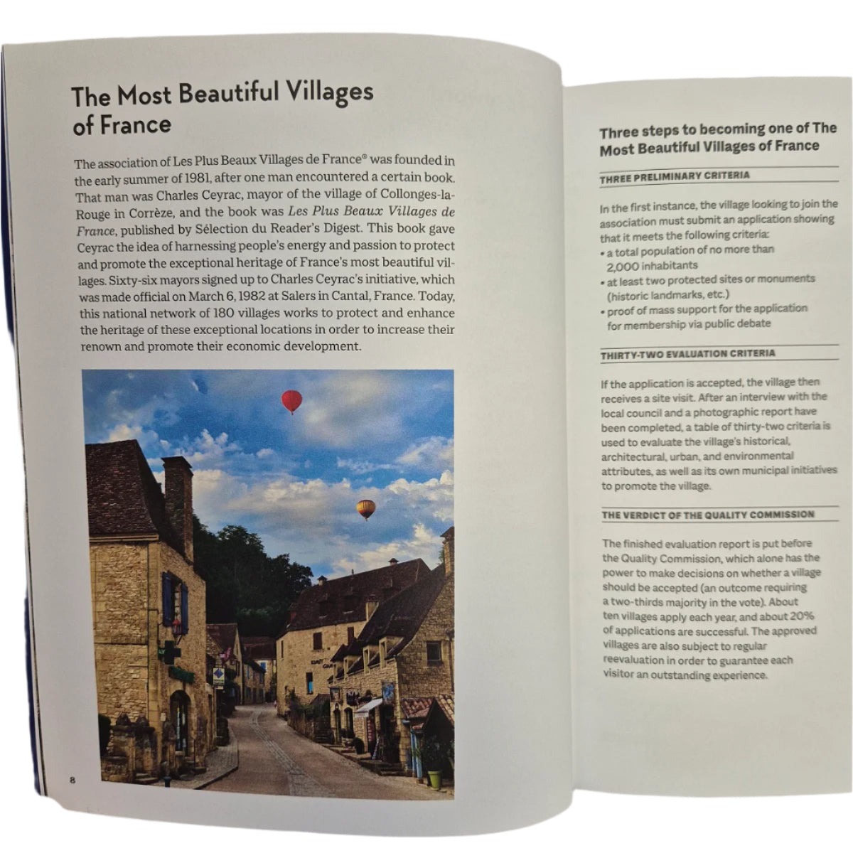 Most Beautiful Villages France 2025 Criteria ISB9782080462558