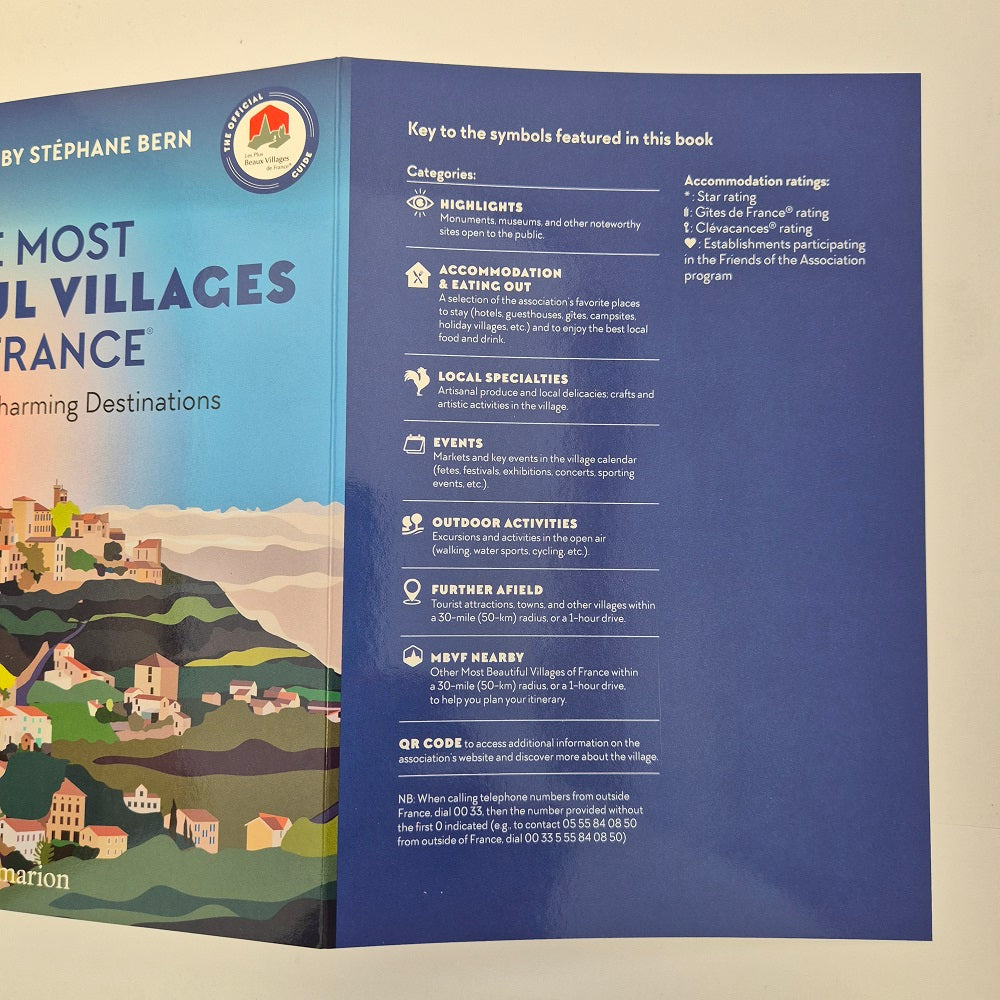 Most Beautiful Villages France 2025 foldout useful information ISB9782080462558