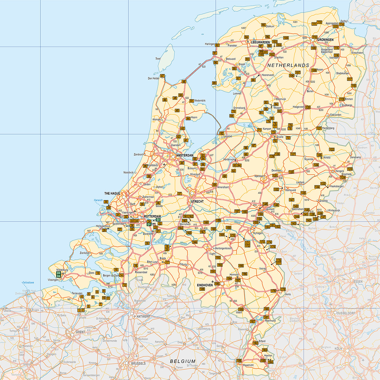 Aires map of the Netherlands Aires featured in All the Aires The Netherlands 4th edition 2025 from Vicarious Books Media