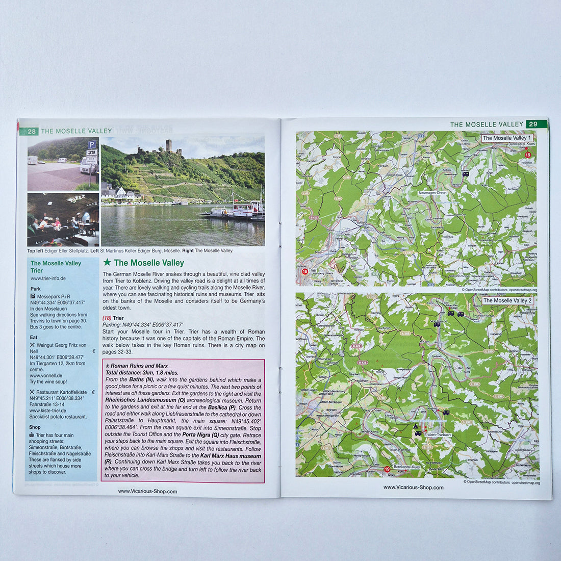 Road Trip Europe: The Great War and More IBSN:9780956678195 Vicarious Media Travelguide, Tour, Driving Tour the moselle valley tour