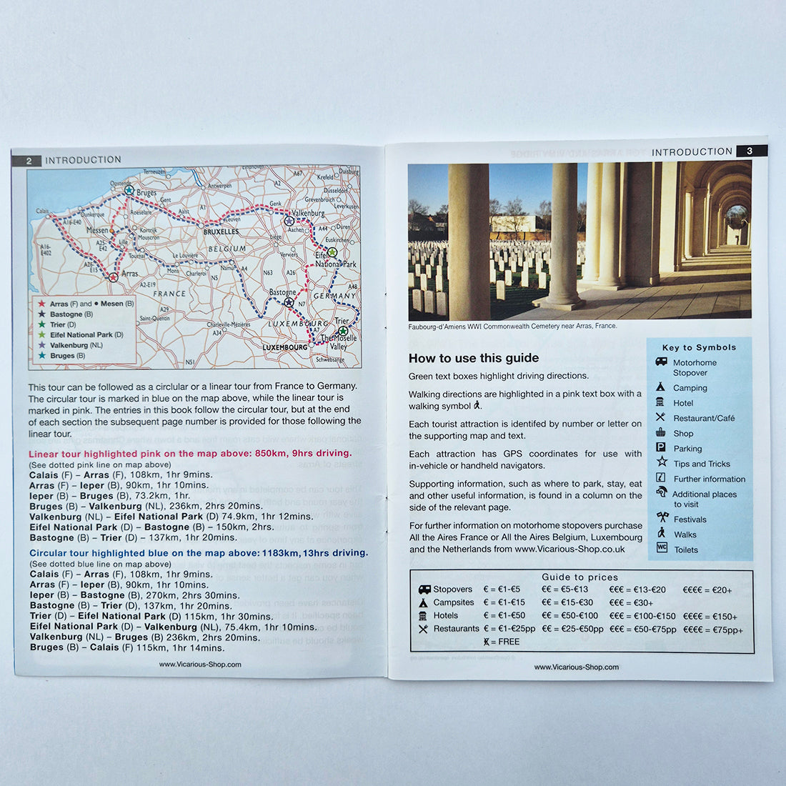 Road Trip Europe: The Great War and More IBSN:9780956678195 Vicarious Media Travelguide, Tour, Driving Tour introduction