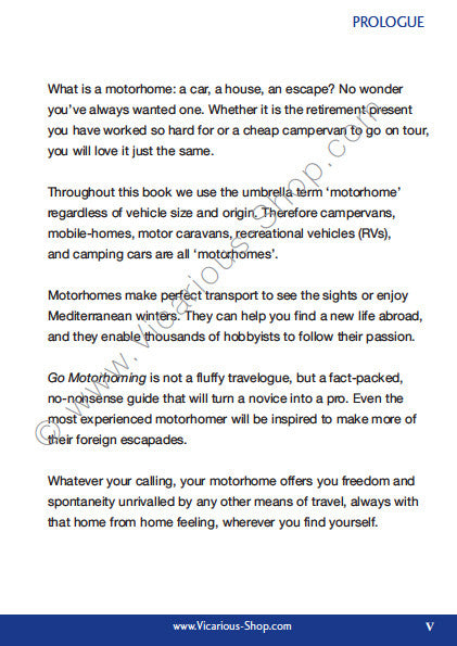 Go Motorhoming and Campervanning IBSN:9781910664025 Vicarious Media Books, Motorhome Reference Book