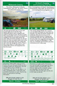 Sea View Camping Wales by vicarious media books united kingdom uk campsite guidebook entry information