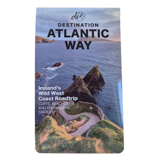 Destination Atlantic Way Map showing route and poi 9781739848484 front cover
