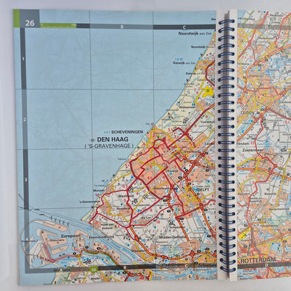 The Hague map Holland 2025 Benelux spiral atlas Michelin ISBN9782067265509
