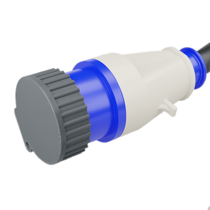 32 Amp Mains Electric Plug Dust Cover For Industrial Machinery Hook Up Cable