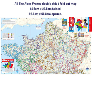 French Aires map for All the Aires France 5th edition