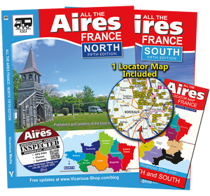 All The Aires France 5th edition guidebook vicarious media books ISBN: 9781910664254/9781910664261 see all th aires in france with a free locator map
