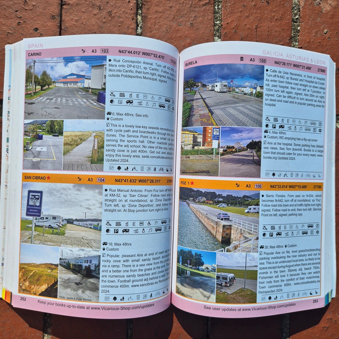All the Aires Spain and Portugal 7th edition Spain Galicia pages