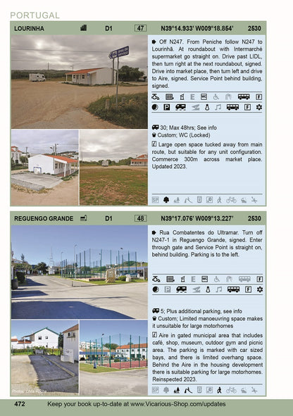 Aires Portugal page All the Aires Spain and Portugal 7th edition Vicarious Books Media