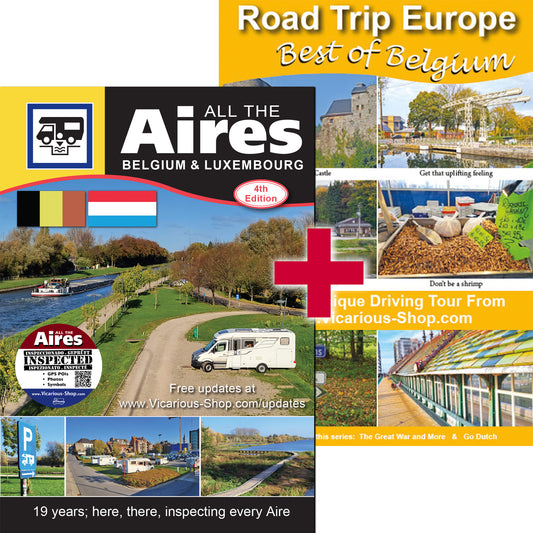 BOGOF All the Aires Belgium and Luxembourg and Road Trip Belgium IBSN:9781910664230 Vicarious Books Media