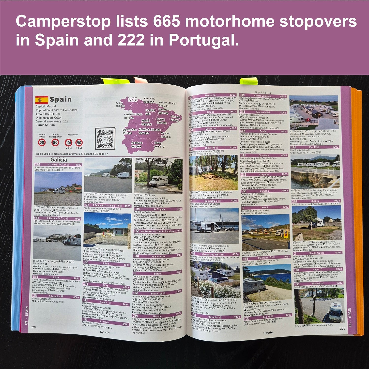 CamperStop Europe 16th edition Spain pages