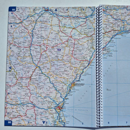 Collins Big Road Atlas Europe 2026 Spanish Mediterranean map 9780008716462