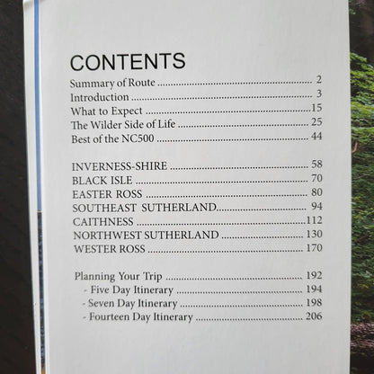 Destination NC500 Guide Book (2nd Edition) Contents