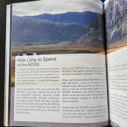 Destination NC500 Guide Book (2nd Edition) How long trip