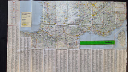 Michelin France Escapades en Camping-Car 2025 9782067265998 scale size map