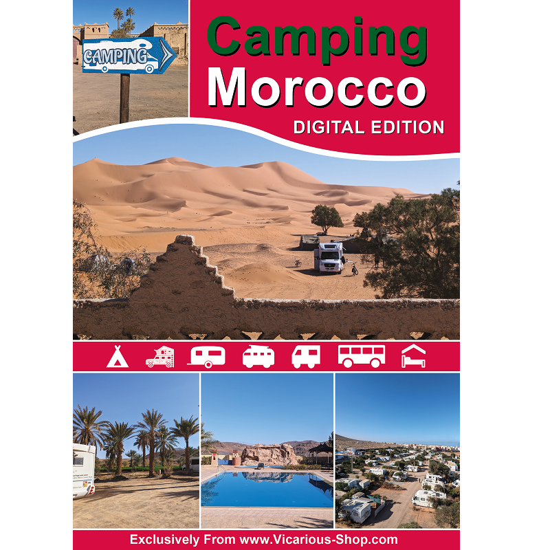 Camping Morocco Digital PDF Cover page flat