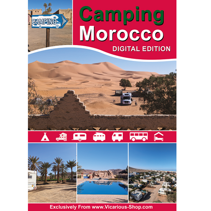 Camping Morocco Digital PDF Cover page flat