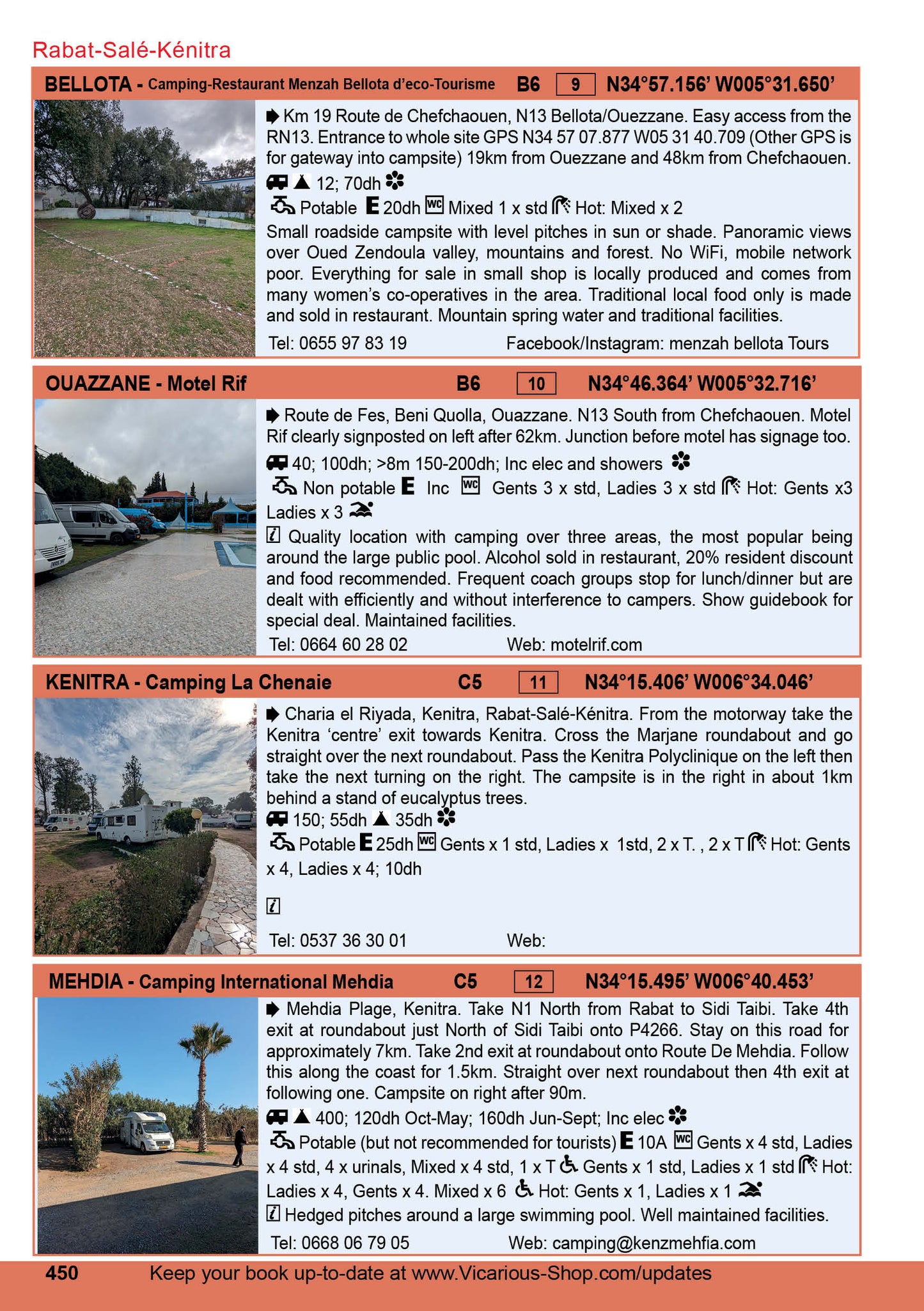 PDF Camping Morocco and 742 Michelin map