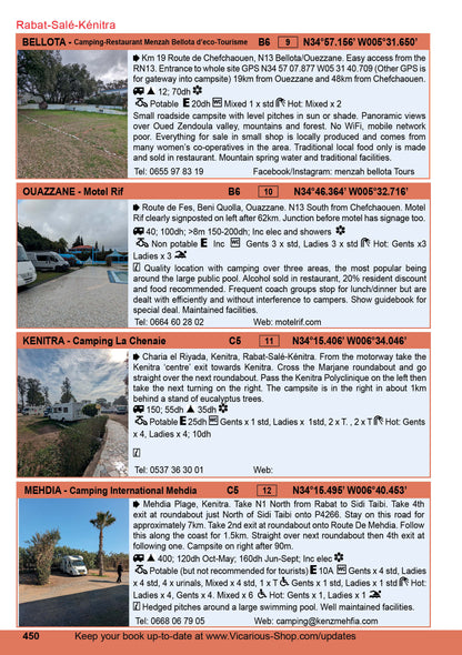 PDF Camping Morocco and 742 Michelin map