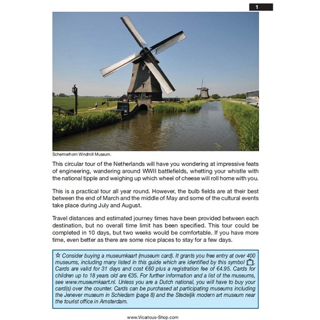Road Trip Europe: Go Dutch IBSN:9781910664070 Vicarious Media Travelguide, Tour, Driving Tour