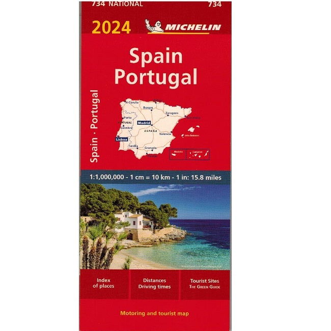 Sheet map 734 spain and portugal cover 2024