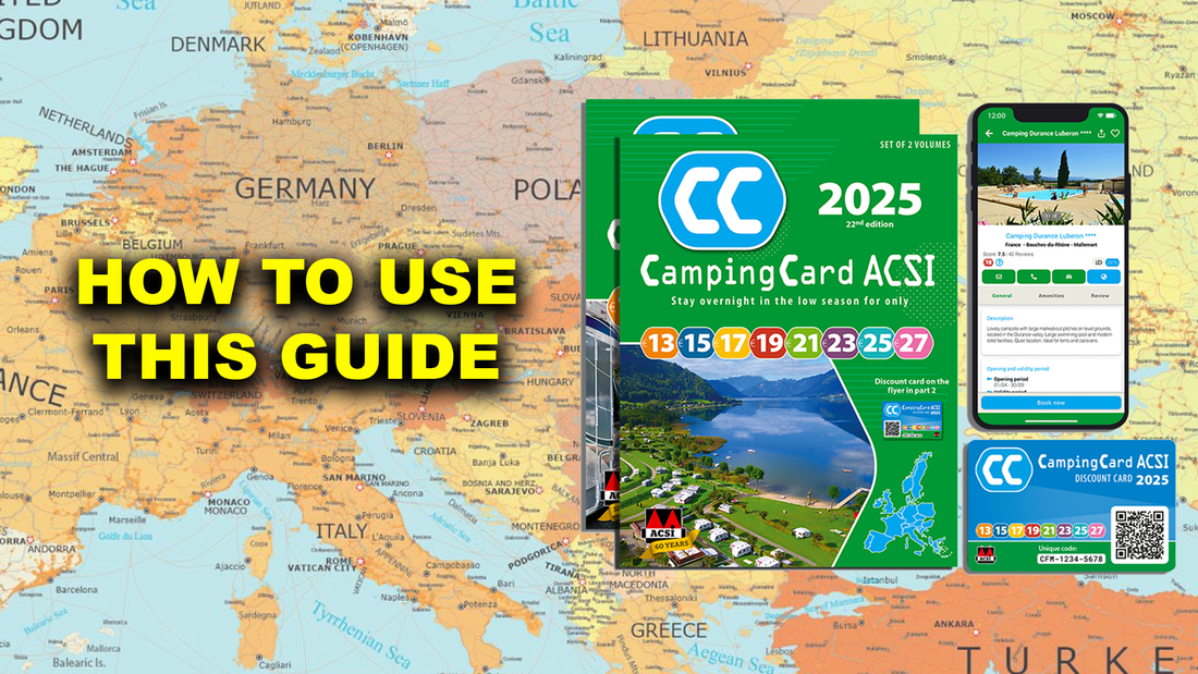 ACSI CampingCard 2025 English edition from Vicarious Books Media video demonstration how to use this guide