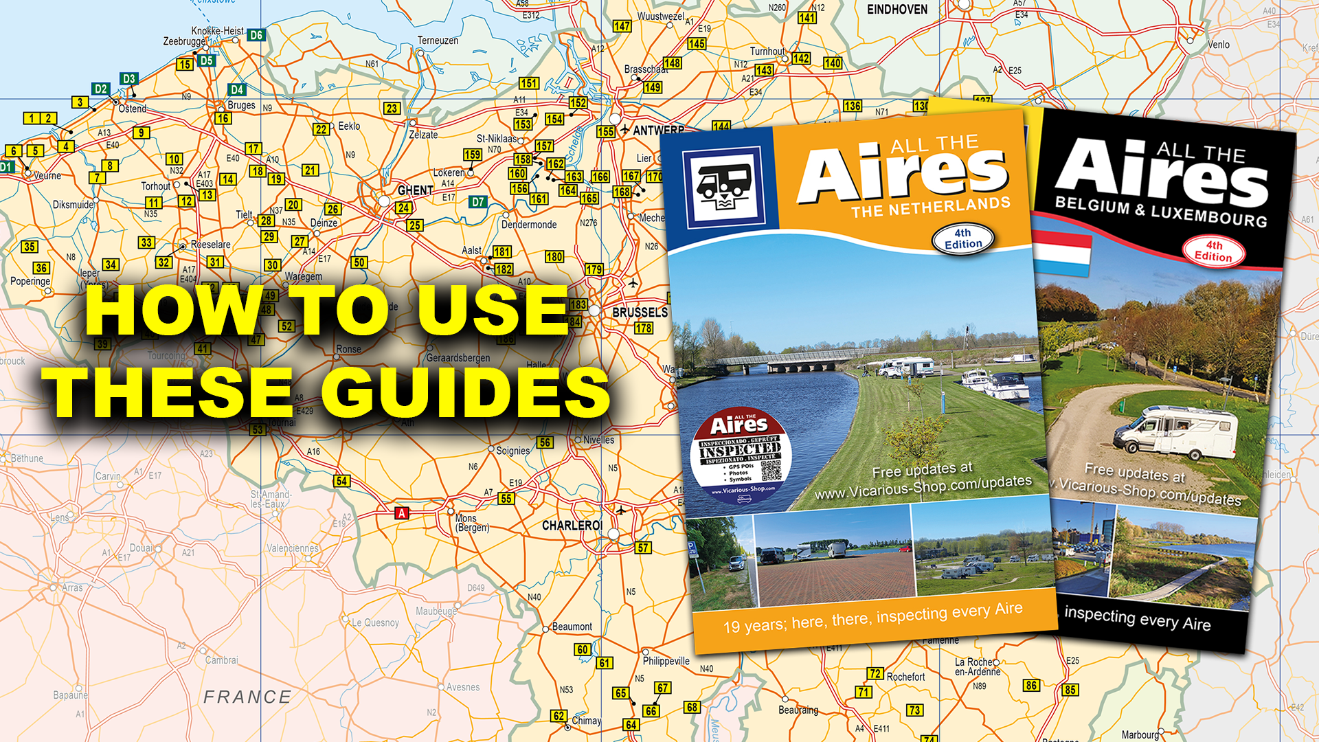 Load video: All the aires benelux belgium luxembourg and the netherlands vicarious media motorhome guidebook