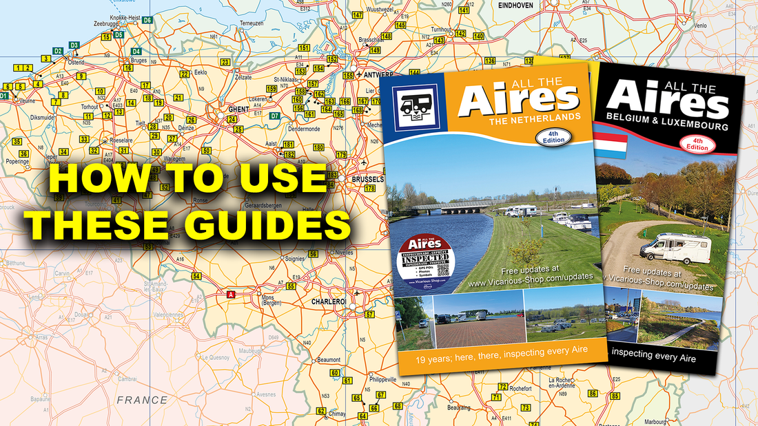 All the aires benelux belgium luxembourg and the netherlands vicarious media motorhome guidebook