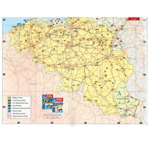 Locator Map All the Aires Belgium, Luxembourg and the Netherlands IBSN:97819106610631 Atlas, Altases, Map, Mapping, Locator map