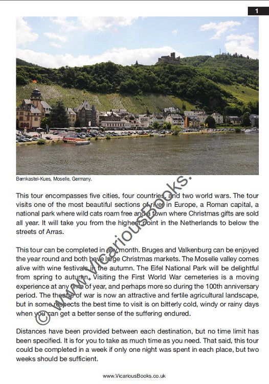 Road Trip Europe: The Great War and More IBSN:9780956678195 Vicarious Media Travelguide, Tour, Driving Tour
