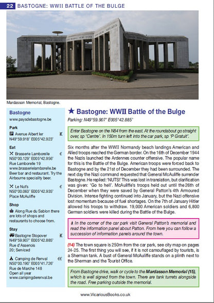 Road Trip Europe: The Great War and More IBSN:9780956678195 Vicarious Media Travelguide, Tour, Driving Tour