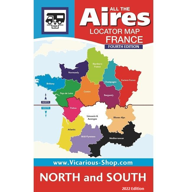All The Aires France 2022 Locator map 4th edition 
