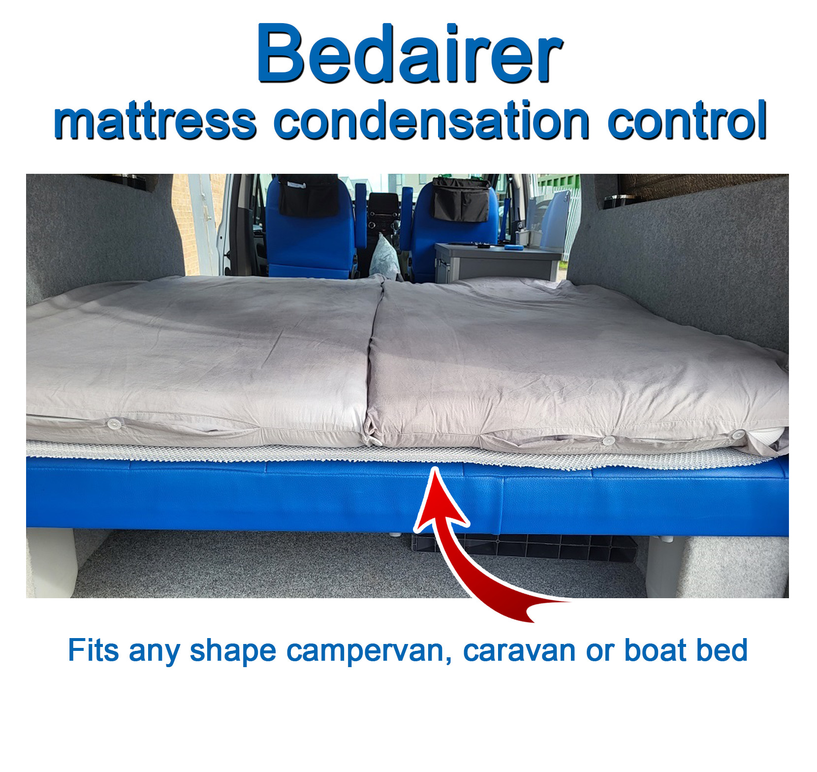 BedAirer mattress condensation control in boats motorhomes caravans