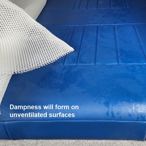 Stop caravan seat cushions getting damp and mouldy with BedAirer mattress underlay.