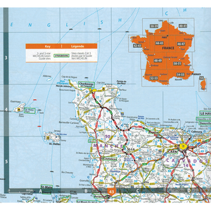 Europe spiralbound michelin atlas 2023 map preview 9782067173682 vicarious media books