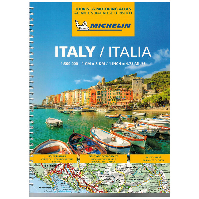 Michelin Italy Spiralbound Road Atlas 9782067257900