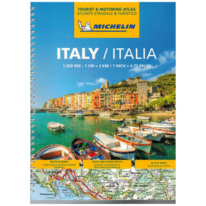 Michelin Italy Spiralbound Road Atlas