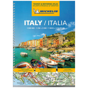 2023 Michelin Italy Spiralbound Road Atlas