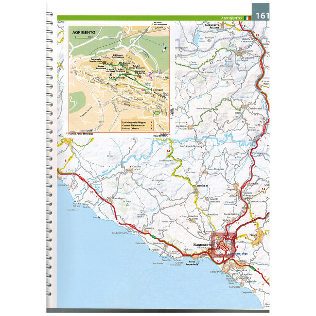 Michelin Italy Spiralbound Road Atlas 9782067257900