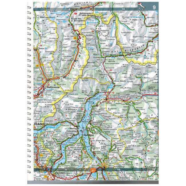 Michelin Italy Spiralbound Road Atlas 9782067257900