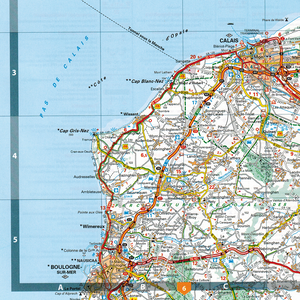 France Flexibound Michelin Atlas 2023 map preview calais 9782067256781